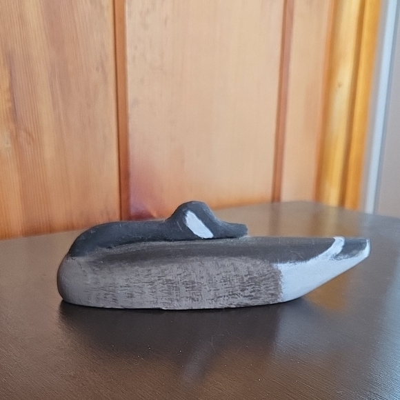 CANADA GOOSE WOOD FIGURE - Picture 1 of 5